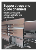 Support trays and guide channels