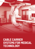 Flyer Cable carrier systems for medical technology