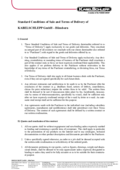 Standard Conditions of Sale and Terms of Delivery of KABELSCHLEPP GmbH – Hünsborn