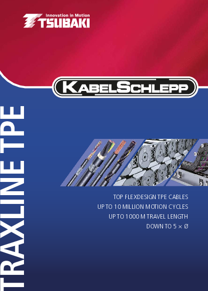 TRAXLINE® 1000 TPE – Cables for very long travel lengths and smallest bending radii (pdf)