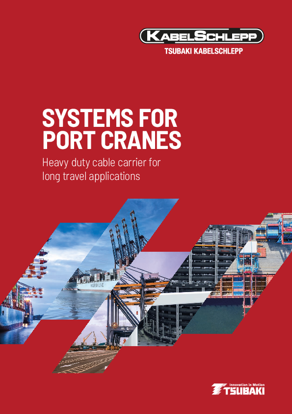 Systems for port cranes – Heavy duty cable carrier for long travel applications (pdf)
