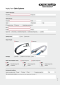 Inquiry form CLEANVEOR® / FLATVEYOR®
